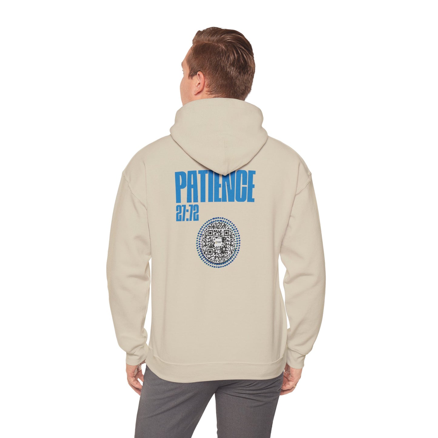 Salaam Styles | Surah An-Namal 27:72 |Multiple-Colors, Unisex Heavy Blend™ Hooded Sweatshirt with Qr-Code