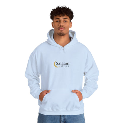 Salaam Styles | Surah An-Namal 27:72 |Multiple-Colors, Unisex Heavy Blend™ Hooded Sweatshirt with Qr-Code