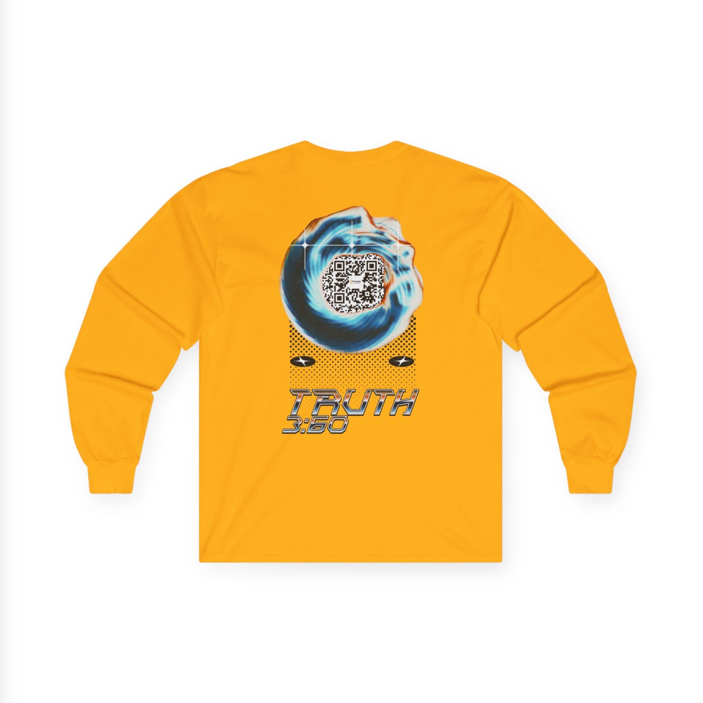 Salaam Styles | Surah Al-i-Imran 3:60 | Light Colors Unisex Long Sleeve Tee with Qr-code