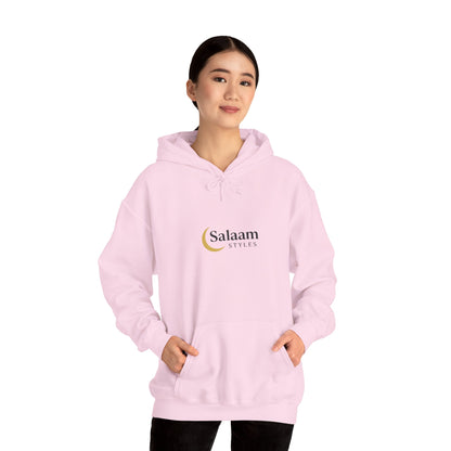 Salaam Styles | Surah An-Namal 27:72 |Multiple-Colors, Unisex Heavy Blend™ Hooded Sweatshirt with Qr-Code