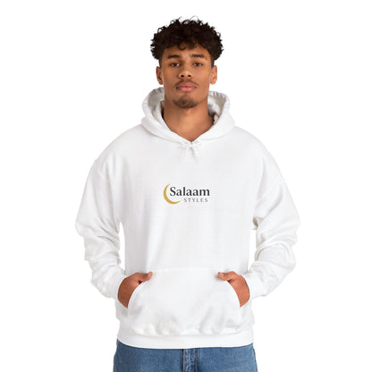 Salaam Styles | Surah An-Namal 27:72 |Multiple-Colors, Unisex Heavy Blend™ Hooded Sweatshirt with Qr-Code